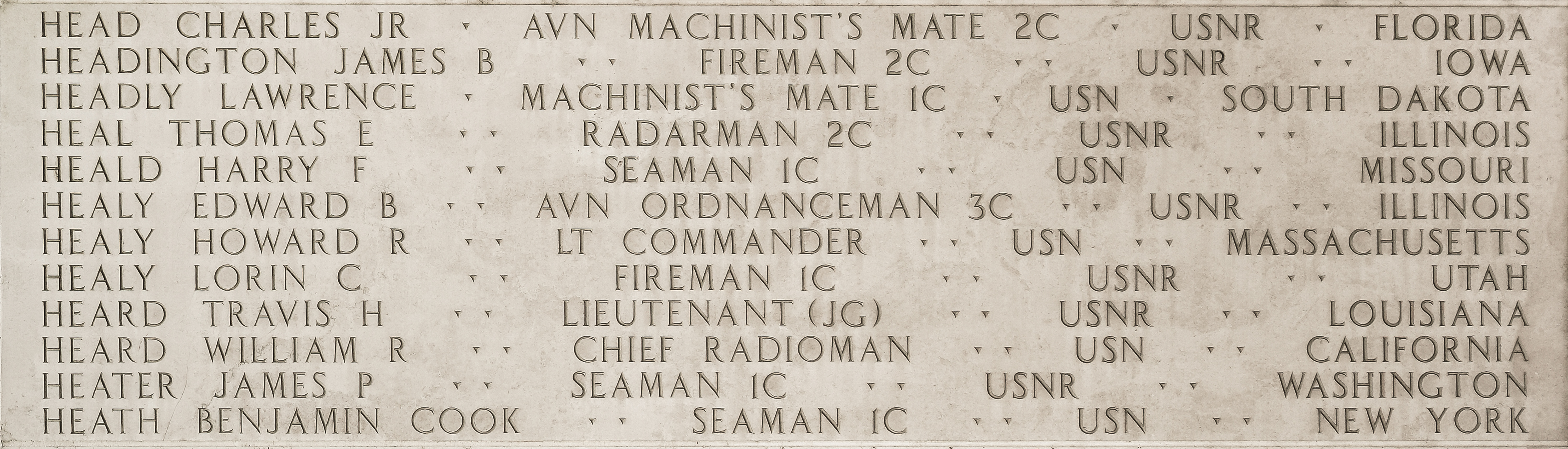 Thomas E. Heal, Radarman Second Class